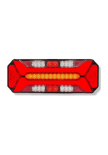 Yeni Star Neon Led Stop Lambası Kayar Sinyalli Kamyon-tır-dorse-karavan-kamyonet 12x24 Volt