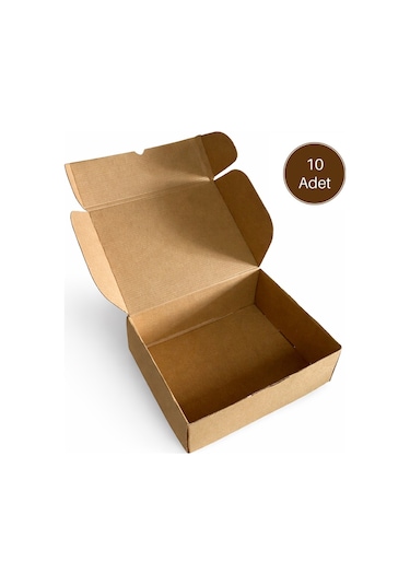 24x18x8 Cm E Dalga E-ticaret Karton Kutu , Kargo Kutusu 10 Adet 10 Adet