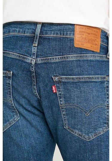 Erkek 502 Taper Erkek Jean Pantolon-wagyu 2950709330-1962 Dark İndigo - Flat Finish