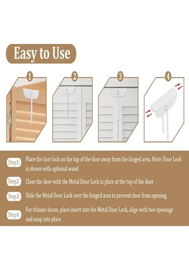 Bosphorusboutique Ve Uygun Sürgülü Ofis Metal Kullanımına Kilit Kilidi Kilidi Kilidi Katlanır Kasası Kapı Kapı Kapı Ev Dolap Çocuk Nf Çok Renkli