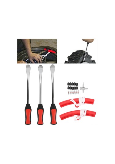 Teltree Motosiklet, Bisiklet Ve Atv Lastik Tamiri Araç Seti - 45 Numaralı Krom Vanadyum Çelikten Yapılmış, Ergonomik Tasarım, Kolay Kullanıma Uygun