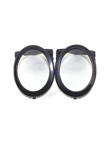 Dianziye Bmw 3 Serisi E46 M3 2000-2005 İçin Sol-sağ Tek Delik Bulbik Lambası Çerçeve Seti - Dayanıklı Plastik, Kolay Kurulum,  Uyumlu -