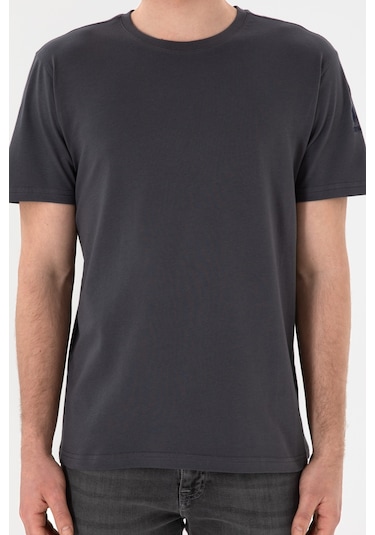 U.S. Polo Assn. Erkek Regular Fit Bisiklet Yaka Antrasit Basic Tişört 50305985-VR006 U.S. Polo Assn. Erkek Regular Fit Bisiklet Yaka Antrasit Basic Tişört 50305985-VR006
