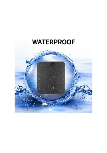 Tenfowee Monokristal Güneş Paneli: 15w, 5v/12v Çift Çıkışlı Taşınabilir Şarj Cihazı, Telefon Ve Akü Şarjı İçin