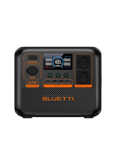 Bluetti Ac70p Ups 864wh Kapasiteli Taşınabilir Güç Kaynağı
