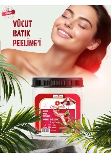 Smoothly Karpuz & Çilek Özlü Epilasyon Sonrası Vücut Peeling 800 G