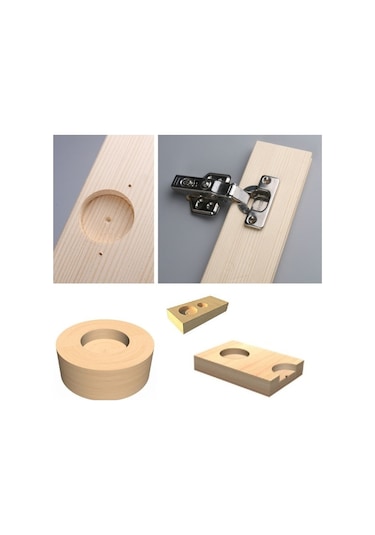 Ahşap Freze Panç Bıçak Takımı Atarlanabilir Derinlik Tas Menteşe