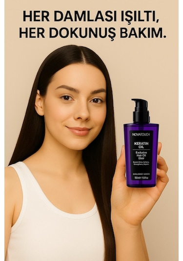 Aşırı Yıpranmış Saçlar İçin Keratin Bakım Yağı 150 Ml