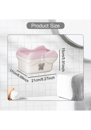 Suntek Ofis Mutfak Restoran Için Kağıt Havlu Dispenseri Duvara Pembe