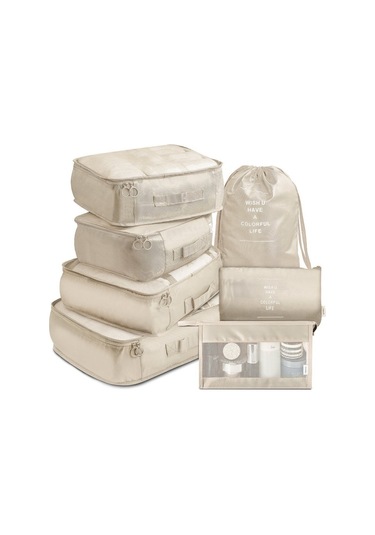 Suofeng Seyahat Saklama Çantası Yedi Parçalı Set Seyahat Kalınlaştırılmış Bavul Giyim Sınıflandırma Saklama Çantası 7 Parçalı Set Üretici Gri Aşağıdaki Gibi Hom-sf Gri