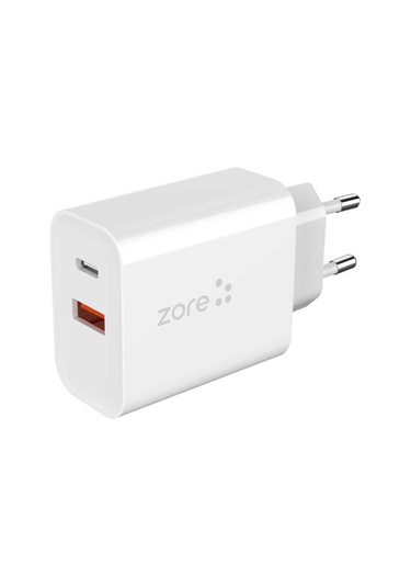 Alan Tech Xmac Serisi X4 22w Seyahat Şarj Başlığı - Beyaz Beyaz