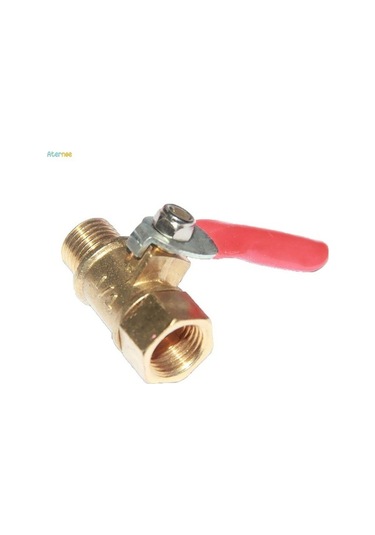 Ulzyvf 6x Pirinç Küresel Kolu Npt Dişi Kullanımı - 1/4 Erkek Kapatma Vanası