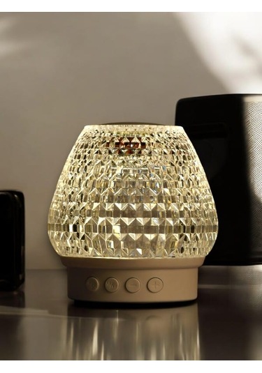 Müzik Severler İçin G5 Kristal Masa Lambası 7 Renk Hoparlör