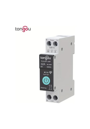 Motion003 1 Adet Tuya Wifi Akıllı Anahtar Kesici Siyah Ölçümlü 32a Kablosuz Uzaktan Kuman