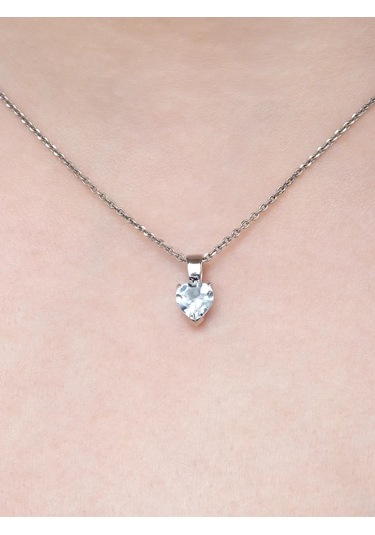 Uvelirnye Tradicii Doğal Topazlı 925 Ayar Gümüş Kolye Sky 153607927