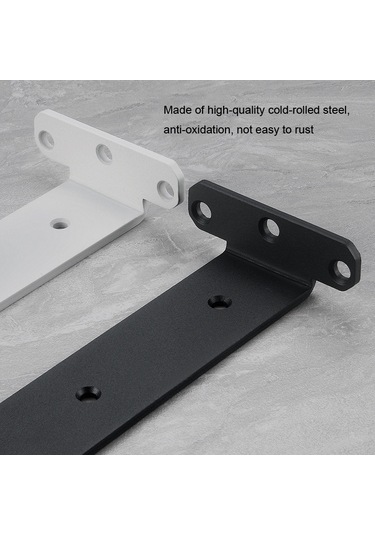 Sones 5mm Kalınlığında Üçgen Braket Kitaplık Bölme Plakası, Stil: 200mm Beyaz