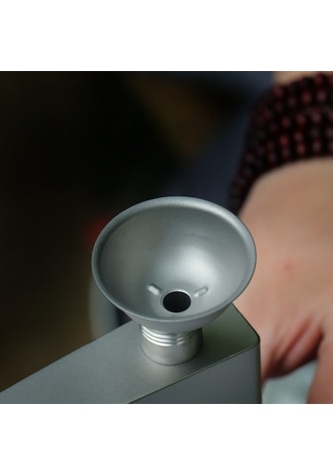 Gajeena Titanium Sarımsaklı İçki Borusu - Hafif, Pas Önbelleği Yok, Lezzet Koruyucu, Taşma Engelleyici, 40mm Açık Ağızlı Titanyum