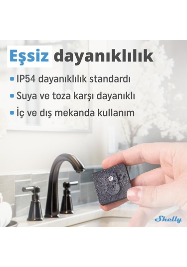 Shelly Blu H&t Siyah Bluetooth Sıcaklık Ve Nem Sensörü