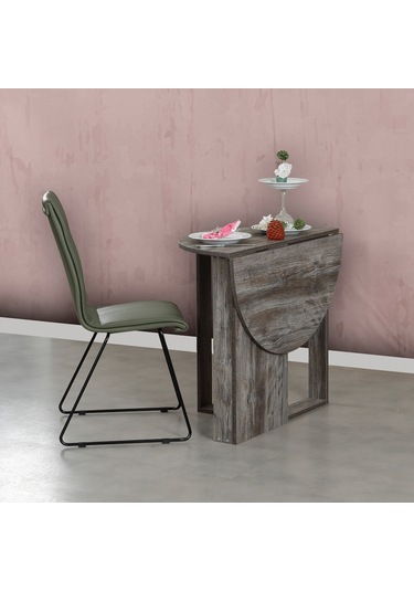 Pasifichome Middle Açılır Kapanır Mutfak Masası Çam / Yuvarlak Yemek Masası