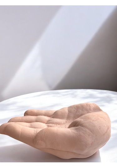 El Formunda Beton Tütsülük Ve Dekoratif El Objeleri - Minimalist El Yapımı Tütsü Standı Tasarım