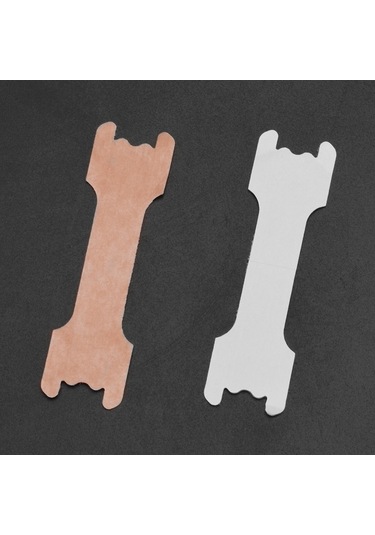 Mufunye Bej Renkli 50 Adet Non-woven Malzemeden Üretilmiş Horlama Önleyici Bant, Yaklaşık 7x5.5x1.3cm Boyutunda