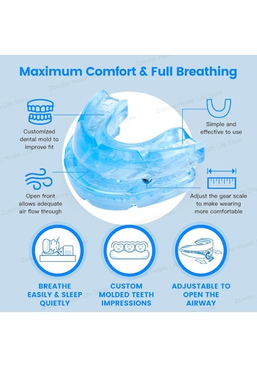 Ayarlanabilir Anti Horlama Ağız Koruyucusu Anti-horlama Ağızlık Uyku Cihazları Bruksizm Horlama Stoper Uykuyu Geliştirin Ağızlık Fildişi