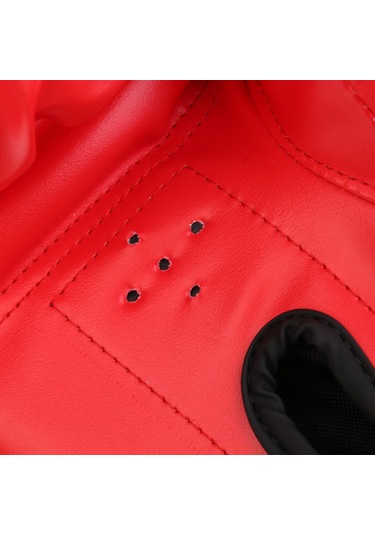 Suntek 1 Çift Pu Deri Boks Eldiveni Mma Muay Thai Kırmızı Kırmızı