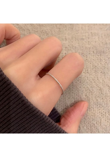 Kadınlar İçin Özel Olarak Tasarlanmış Benzersiz Düz Bantlı Yüzük No.89 Çok Renkli