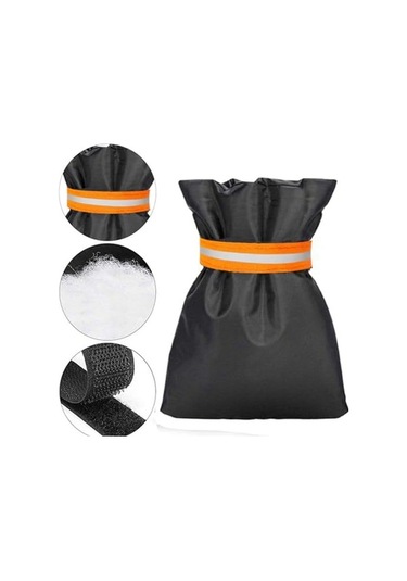 Trendooze Siyah Parça Musluklar Musluklar M Korumalı Kış Kış Kılıfı, Kılıfı Karşı İçin İçin Donmaya 2 Lz Çok Renkli