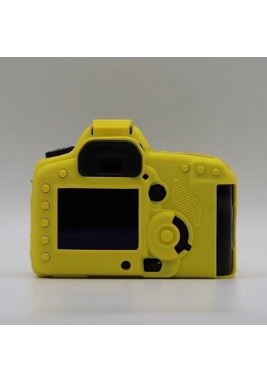Pazly Canon Eos 5d2 / 5d Mark Iı Silikon Kılıf, Dslr Fotoğraf Makinesi Korumalı Çanta - Sarı