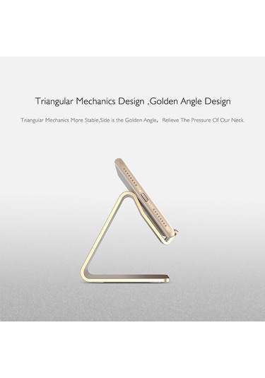 Xiyyadms Mobil Ve Tablet Masaüstü Tutucu - Boyun Ağrısı Giderici, Kaymazsız Tasarım, Şarj Delikli, Metal Ve Silikon Plastik Mavi