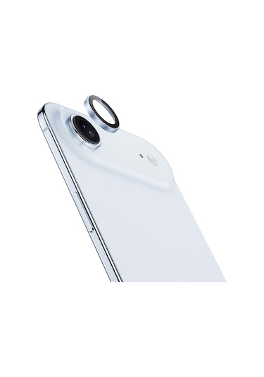 Apple Uyumlu   iPhone 17 Air Benks Dr Safir Kamera Lens Koruyucu Açık Mavi