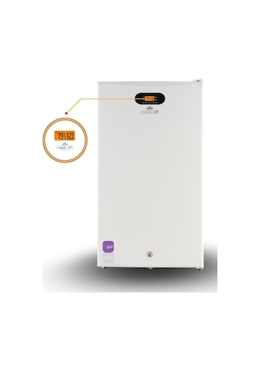 Cool Life Çift Sistem 91 Litre Beyaz Dijital Göstergeli 12/24/220 V Buzdolabı