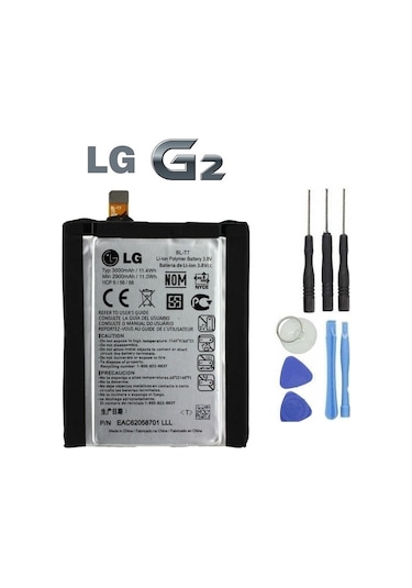 LG Uyumlu G2 Batarya Pil D800 D801 Bl-T7 3000 Mah