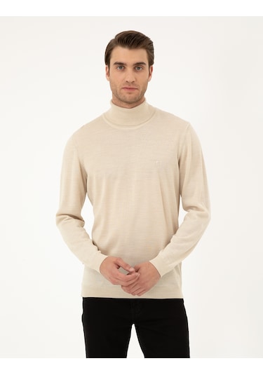 Pierre Cardin Erkek Bej Kazak /triko 50270052-vr011 Bej