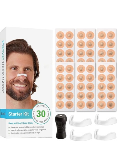 Spor Burun Dilatör Uyku Burun Solunum Dilatörler Başlangıç Kiti Burun Nefes Şeritleri Manyetik Burun Şeritleri Horlamayı Azaltın Gümüş