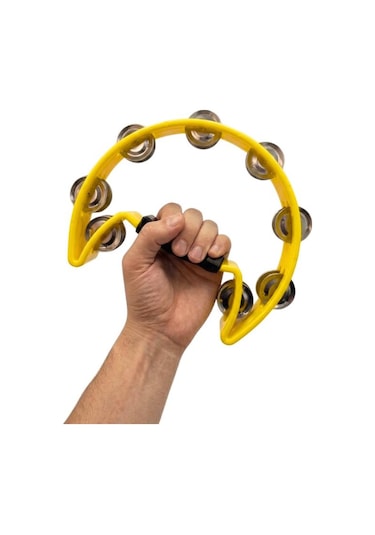 Temel Yarım Ay Tef 16 Zilli Sarı 21.5 Cm By11-12