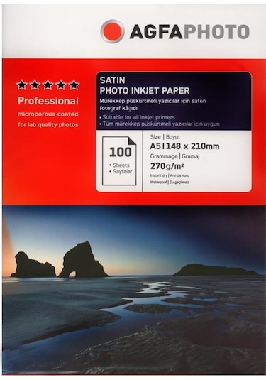 Agfa Photo 270gr A5(15x21) Mat İnkjet Kağıt