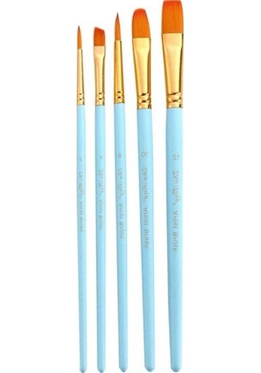 Willowhaven Zhuting 2 Paket Sanat Yağlıboya Kalem Mavi, Naylon Yün, Acemi Kullanıcılar İçin, Farklı Boyutlar, Ergonomik Tasarım