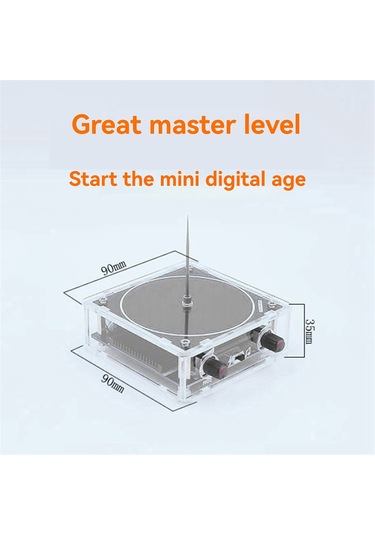 Tesla Bobini Bluetooth Müzik Fırtına Bobini Abd Fişi İçin Altın Panel