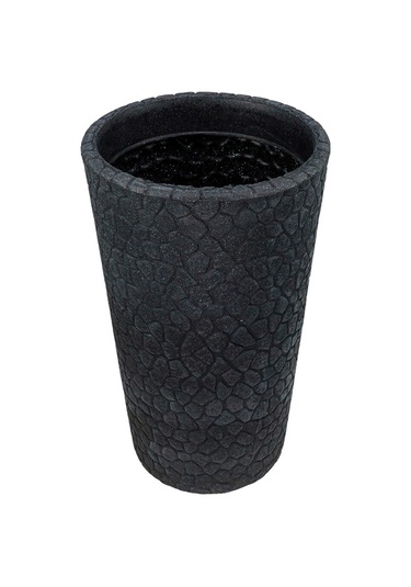 Bostann Dekoratif Saksı - Petra 120 - 80l - Antrasit