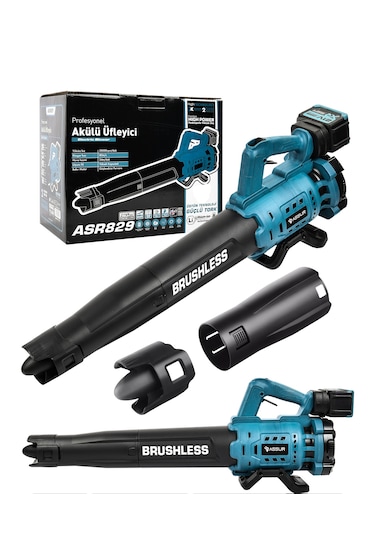 Assur ASR829 21V Çift Akü 2800 Rpm Hava Üfleme Mavi