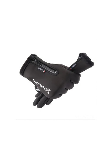 Wezone Kış Spor Eldiveni: Dokunmatik, Rüzgar Geçirmez, Suya Dayanıklı, Sürüş Ve Kayak İçin Isıtmalı Erkek Eldiveni Gri