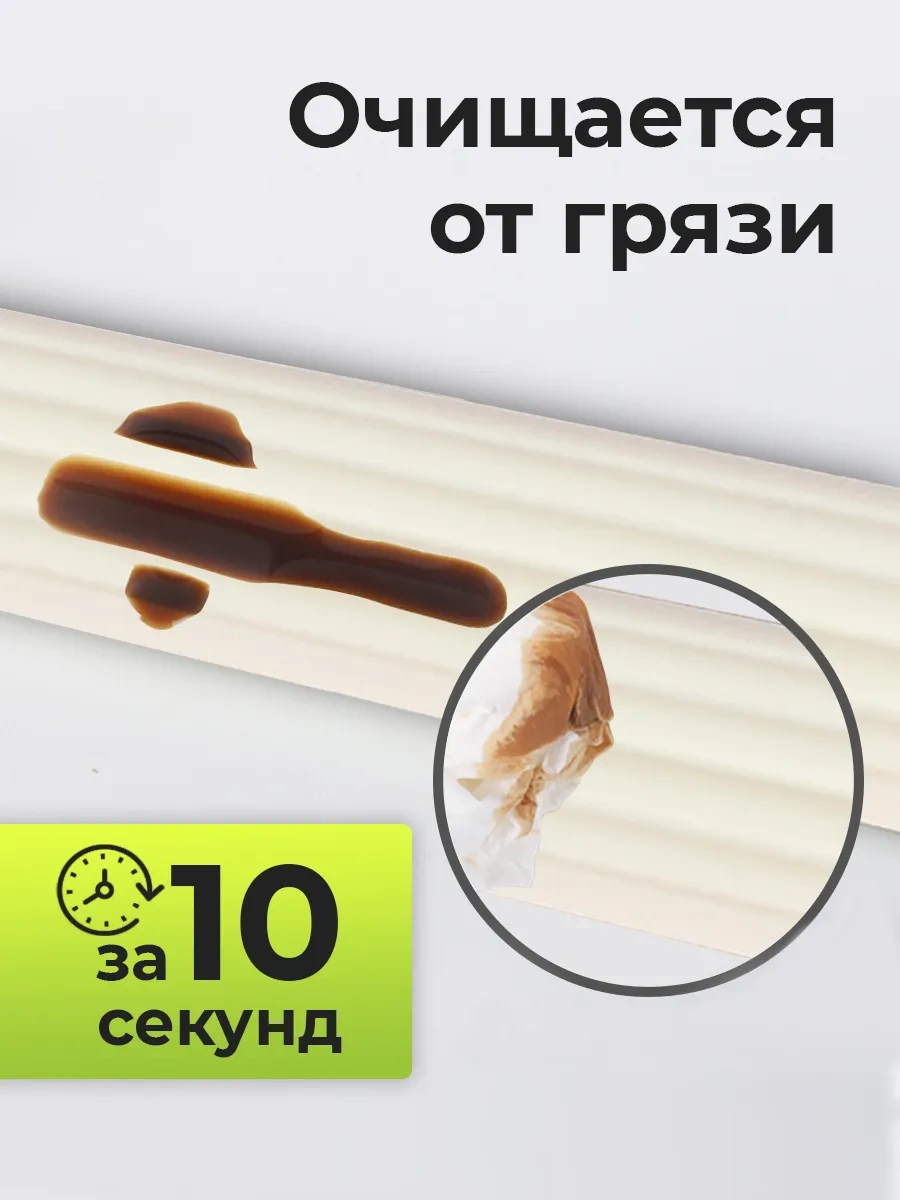 Conflate Kendinden Yapışkanlı Esnek Süpürgelik, Tavan Ve Zemin 3 M, Mutfak İçin . 307354405