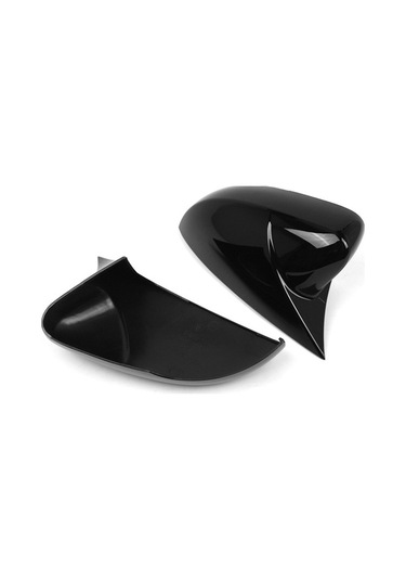 Ulzyvf Vw Polo Mk6 2009-2017 Abs Yan Ayna Kapakları - 2 Adet Siyah 6r0857537b/6r0857538b