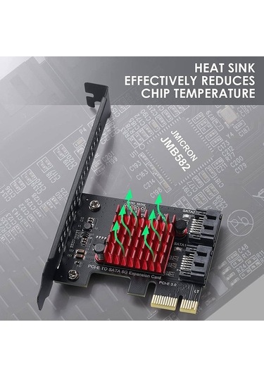 Ulzyvf Ssd Sata Portlu Pcı-e Pcıe Pcı Gbps Express Adaptörü 6 3.0 2 - Vl