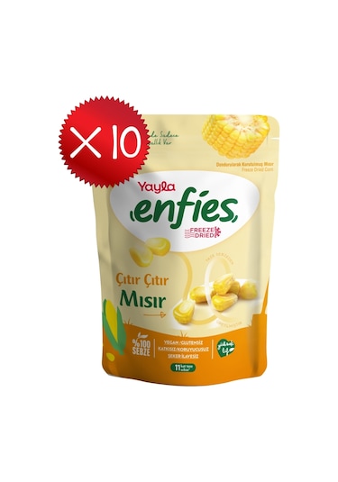 Yayla Enfies Freeze Dried Mısır 25 G X10 250 G