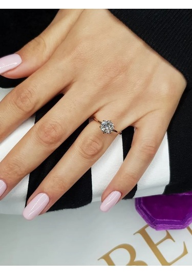 Xuping Taşlı Kadın Yüzüğü - Medikal Alaşım - Altın Kaplam 179717274 Diğer