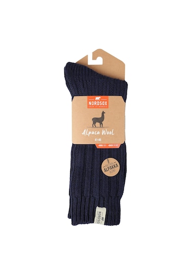Bolero Nordsox E31 Erkek Alpaka Yün Soket Çorap 41-45 Lacivert