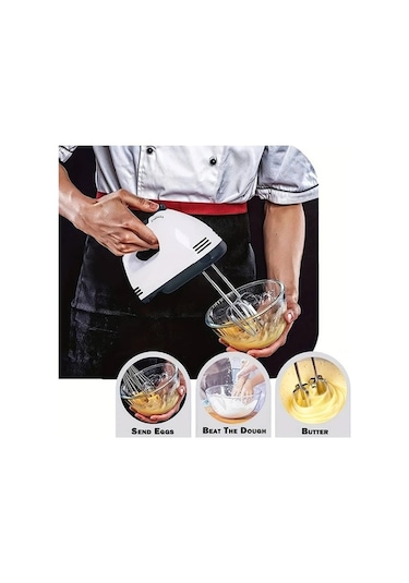 Diğer El Tipi Elektrikli Yumurta Çırpıcı, Ev Tipi Otomatik Beyaz, Küçük Masa Üstü Model Beyaz